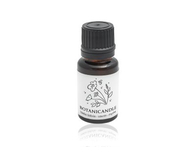 Biela šalvia, vavrín, myrha. Vonný a esenciálny olej Botanicandle.